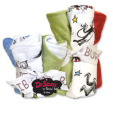 Dr Seuss Cat in the Hat Bib and Burp Cloth Set