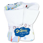 Dr. Seuss Bouquet 4 Pack Bib