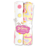 Dr. Seuss Oh The Places You''ll Go Bouquet 4 Pack Burp Cloth Set