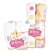 Dr. Seuss Oh The Places You''ll Go Bouquet Bib and Burp Cloth Set