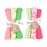 6 Piece Sherbet Burp Cloth Set
