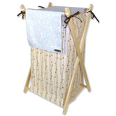 Winterberry Blue Hamper Set with Frame