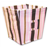 Maya Medium Fabric Storage Bin in Stripes
