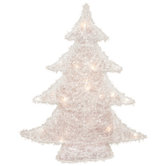 Weihnachtsbaum in Wei&szlig;