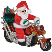 Weihnachtsmann mit Chopper