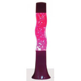 Groovy Glitter Lamp in Purple