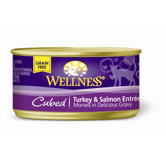 Cubed Turkey and Salmon Entr&eacute;e Canned Cat Food (3-oz, case of 24)