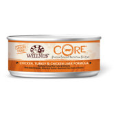 Core Chicken Turkey and Chicken Liver Canned Cat Food (5.5-oz, case of 24)