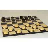 15" Checker Set in Black / White