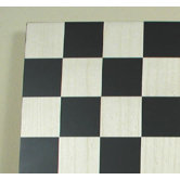 14" Basic Chess Board in Black / Maple