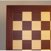 21" Veneer Chess Board in Mahogany / Maple