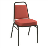 IM Series Fabric Stacking Chair with Rectangular Back