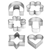 6 Piece Cookie Cutters on Ring Del&iacute;cia