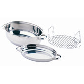 34cm Tulip Oval Roaster with Cover