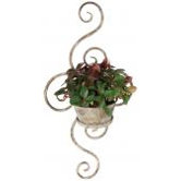 Aged Metal Wall Planter