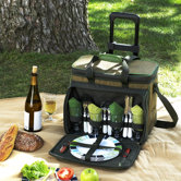 Eco Picnic Cooler for Four with Wheels