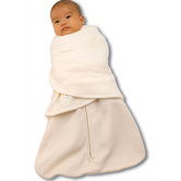 Fleece SleepSack&trade; Swaddle Wearable Blanket in Cream