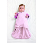 Microfleece SleepSack Swaddle in Pink (Small)