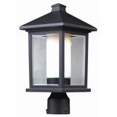 Mesa Outdoor Post Light in Black