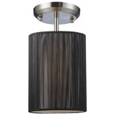 Manhattan 1 Light Semi Flush Mount