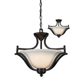 Lagoon 3 Light Bowl Pendant