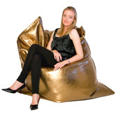 165cm Sitzsack "Basic" in Gold