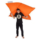 195cm Sitzsack "Basic" in Orange