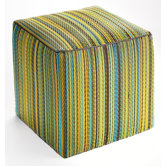 World Cancun Polypropylene Cube Ottoman