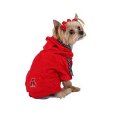 Dog Hoodie with Lady Bug Pocket