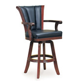 Mahogany Swivel Pub Chair