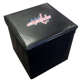 NHL Leather Cube Ottoman