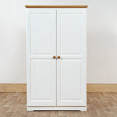 White 2 Door Wardrobe