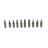 10 Piece Tamper Resistant Bit Set