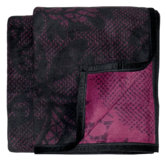 Inspirations Velvet Lace Woven Throw Blanket