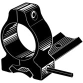 Dovetail Style 1" Rings and Base Set fits Browning Bar