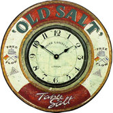 "Old Salt" Nautical Wall Clock