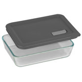 No Leak Lids Rectangular Storage / Baking Dish with Three Cup Capacity