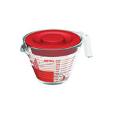 5.31" Four-Cup Measuring Cup with Plastic Cover