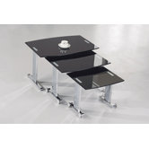 Set of 3 Jet Nest Tables