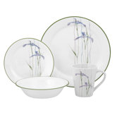 Impressions Shadow Iris 16 Piece Dinnerware Set