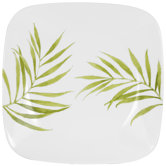 Square Bamboo Leaf 10.25" Dinner Plate
