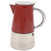 Novo Espresso Maker in Red
