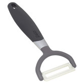 Ceramic Peeler with Gray Handle