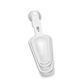 4 Piece Plastic Measuring Scoop Set