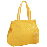 Natural Amber Jute Carry Tote Bag