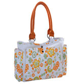 Natural Wild Orange Cotton Carry Tote Bag