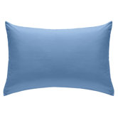 Non Iron Percale Combed Poly-Cotton Fitted Sheets in Cornflower