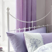 Flutterbye in New Year Curtains Fully Lined Tie Backs in Lilac