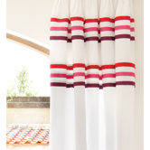 Auvergne Curtain in Red