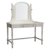 Taylor Cottage Victorian Vanity Desk with Mirror